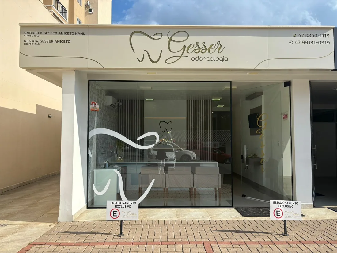 Fachada da Gesser Odontologia